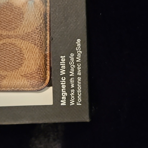Coach Tan Leather MagSafe Wallet - Picture 2 of 6